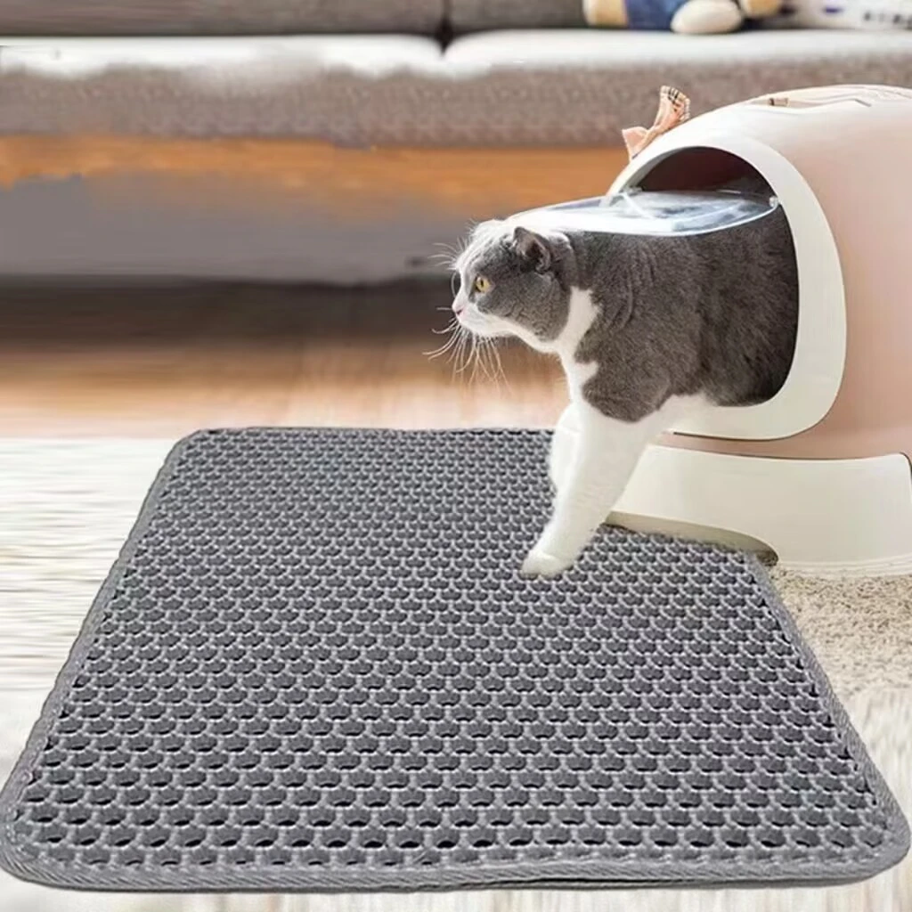 耐咬控砂垫猫砂垫水洗设计防水防滑防潮带出耐磨耐用猫抓板猫砂盆