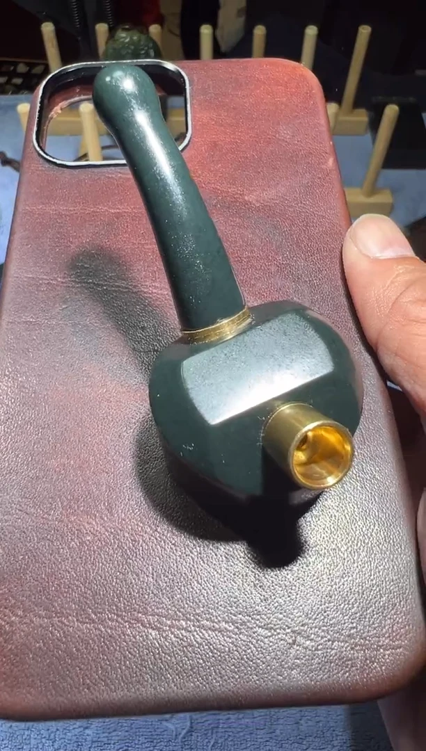 【闪购商品】定制和田玉XT烟斗特色手把件