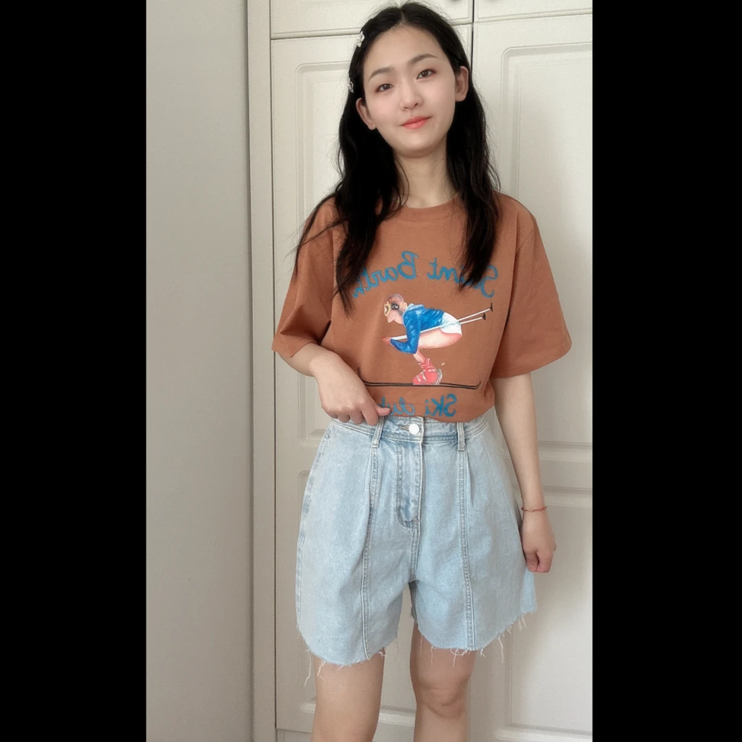 韩系短袖T夏季宽松t恤女装