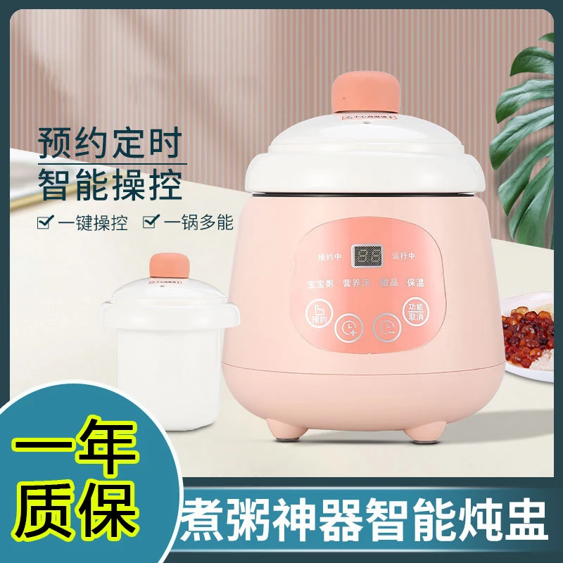 迷你多功能电炖锅煲汤电炖盅家用小炖锅炖燕窝盅电炖锅煲汤锅神器
