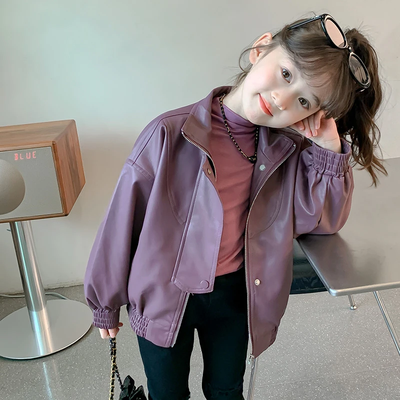 女童外套秋装2023新款韩版洋气儿童春秋款炸街上衣3QJ7WT7383