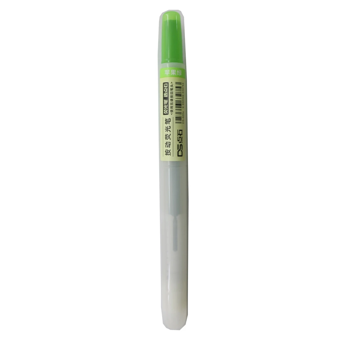 DS点石苹果绿按动荧光笔12g