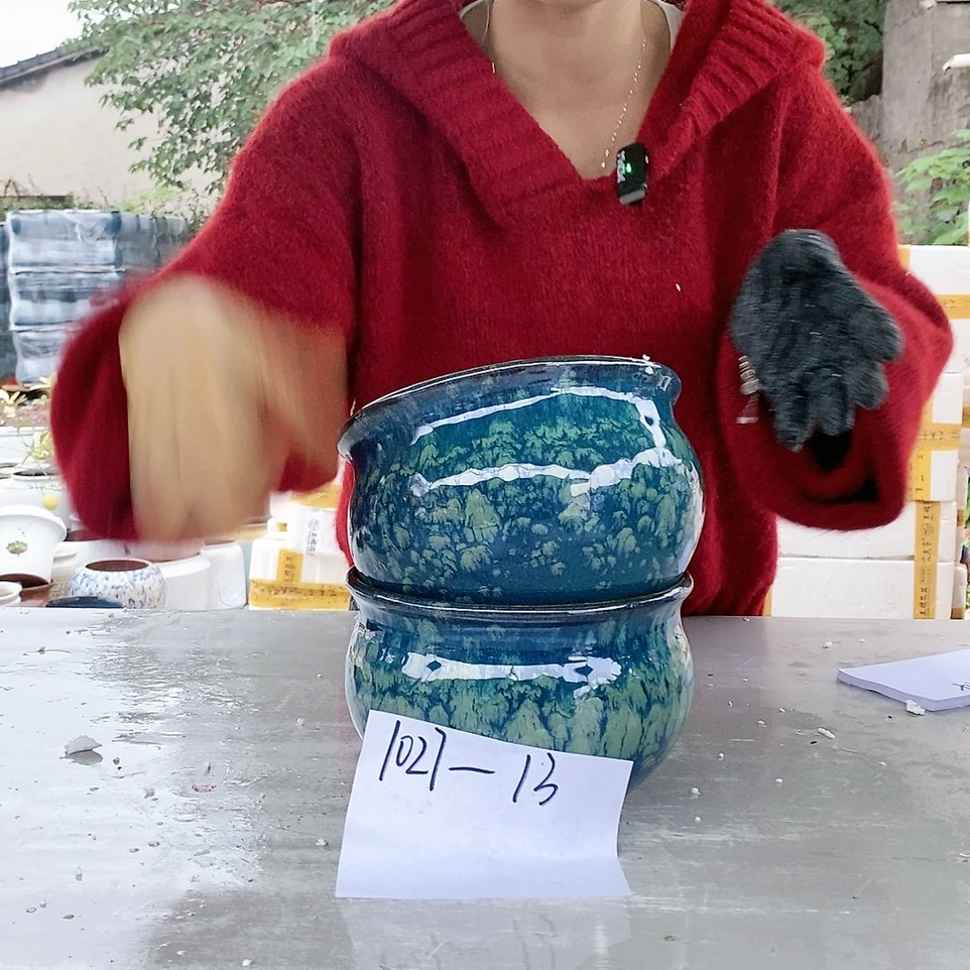 红陶20CM以下王嫂花盆1027-13