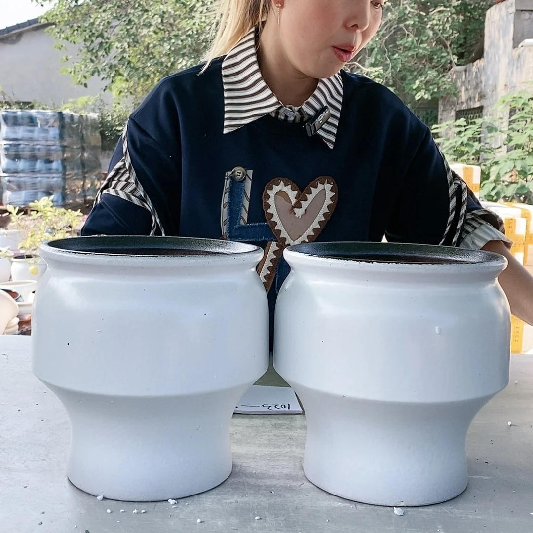 红陶20CM以下宋白火锅两个