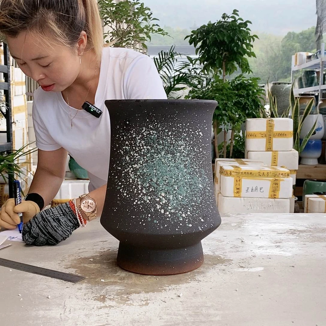 红陶20CM以下王嫂花盆1016-101