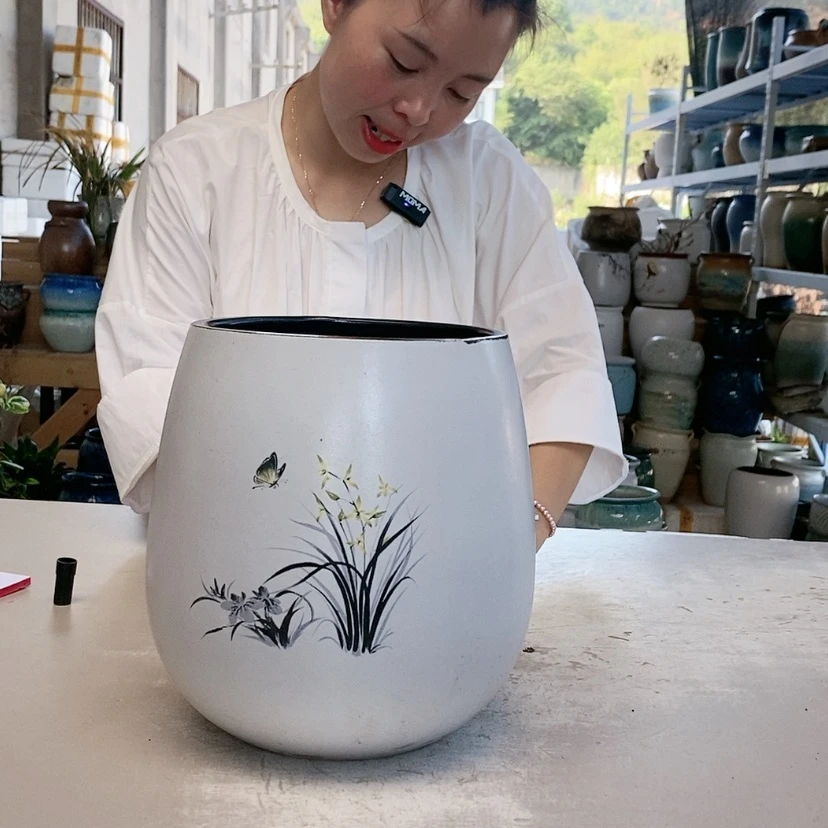 【闪购商品】红陶20CM以下王嫂花盆0824-31