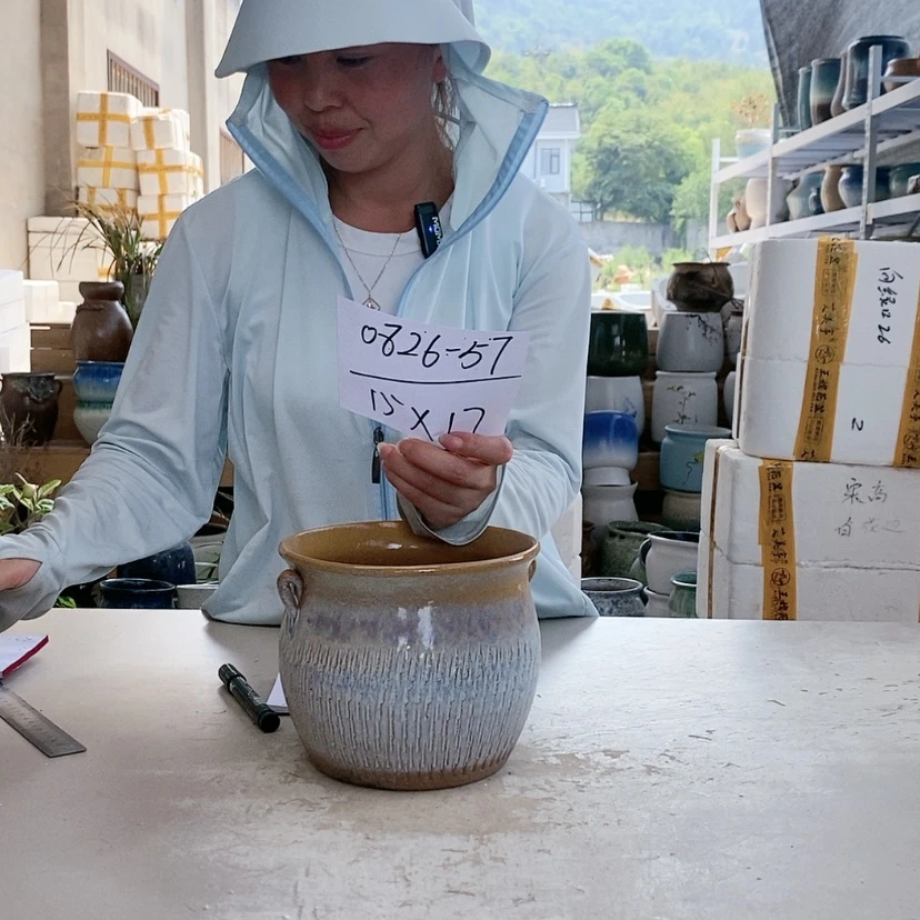【闪购商品】红陶20CM以下王嫂花盆0826-57微瑕