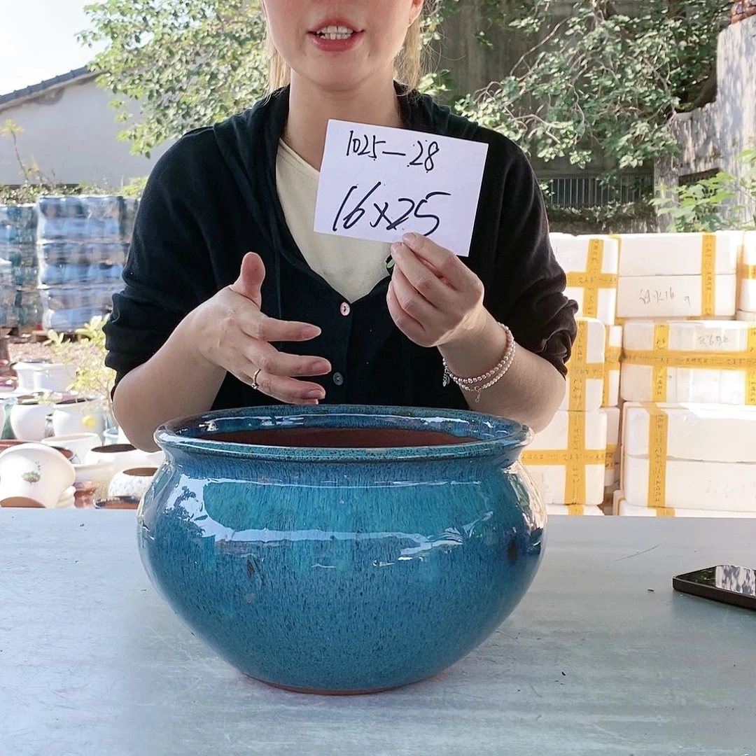 红陶20CM以下王嫂花盆1025-28