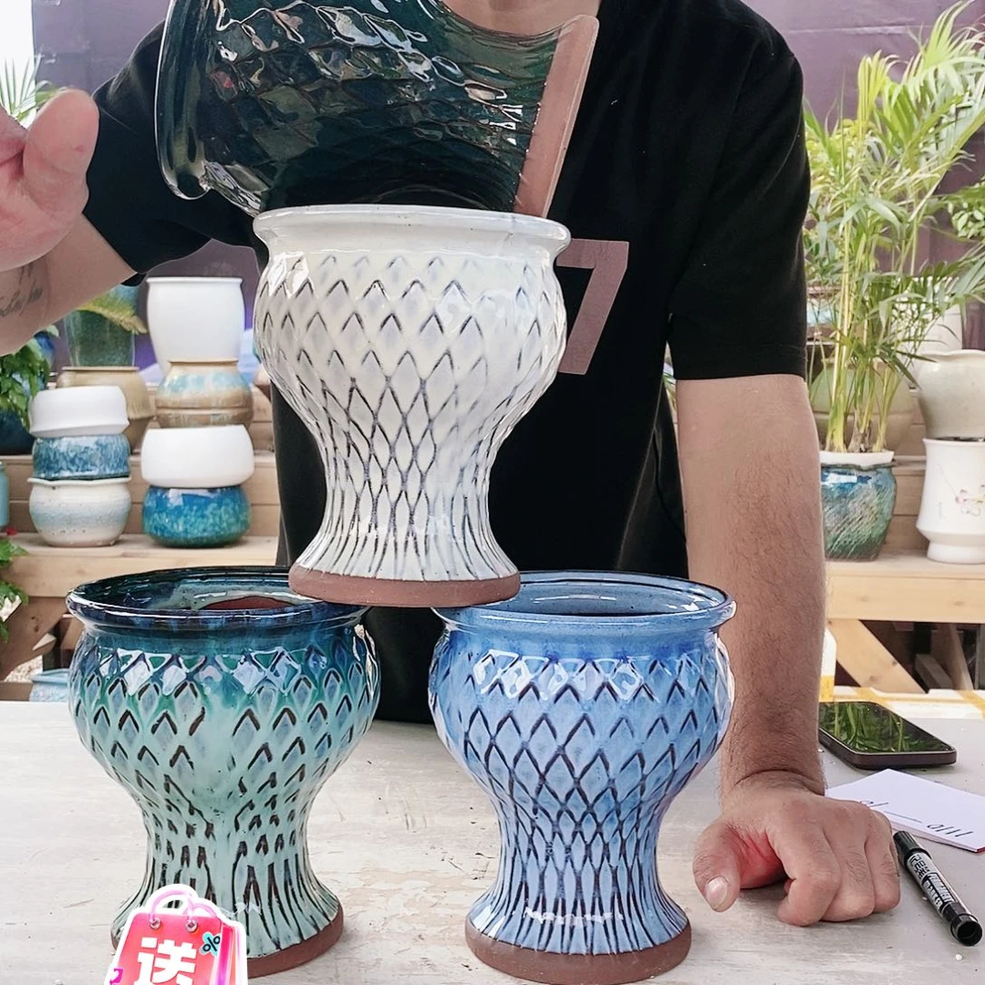 红陶王嫂花盆大场福利1110-95