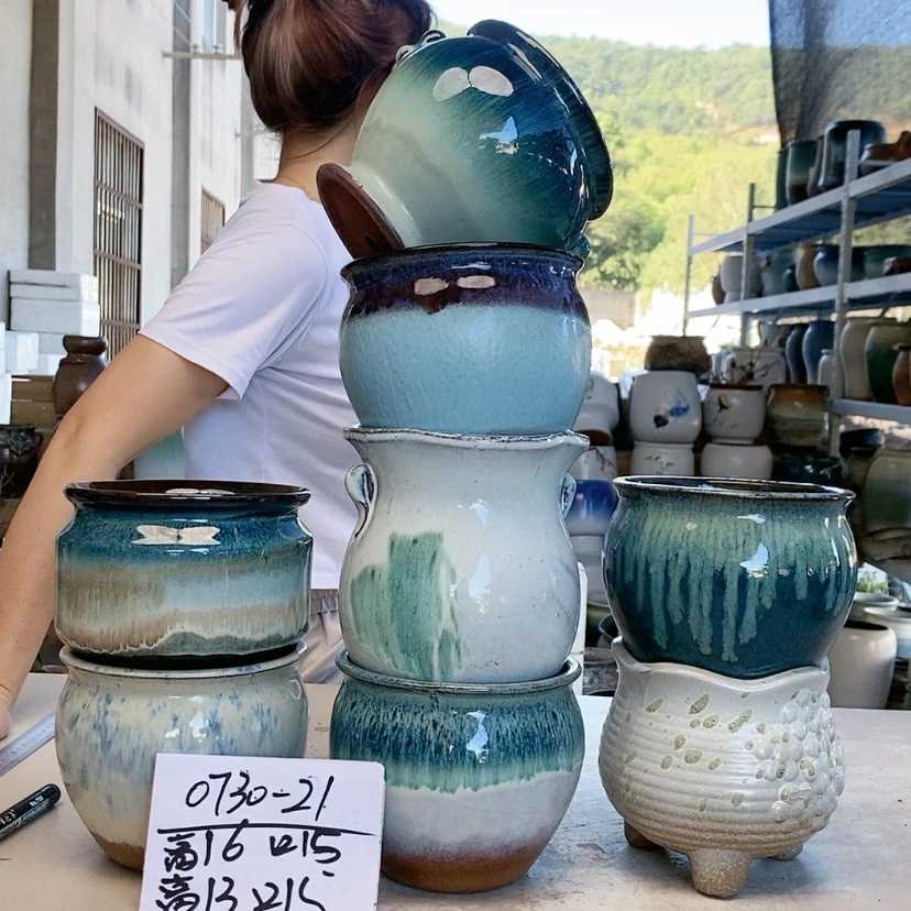 【闪购商品】红陶20CM以下王嫂花盆0730-21框