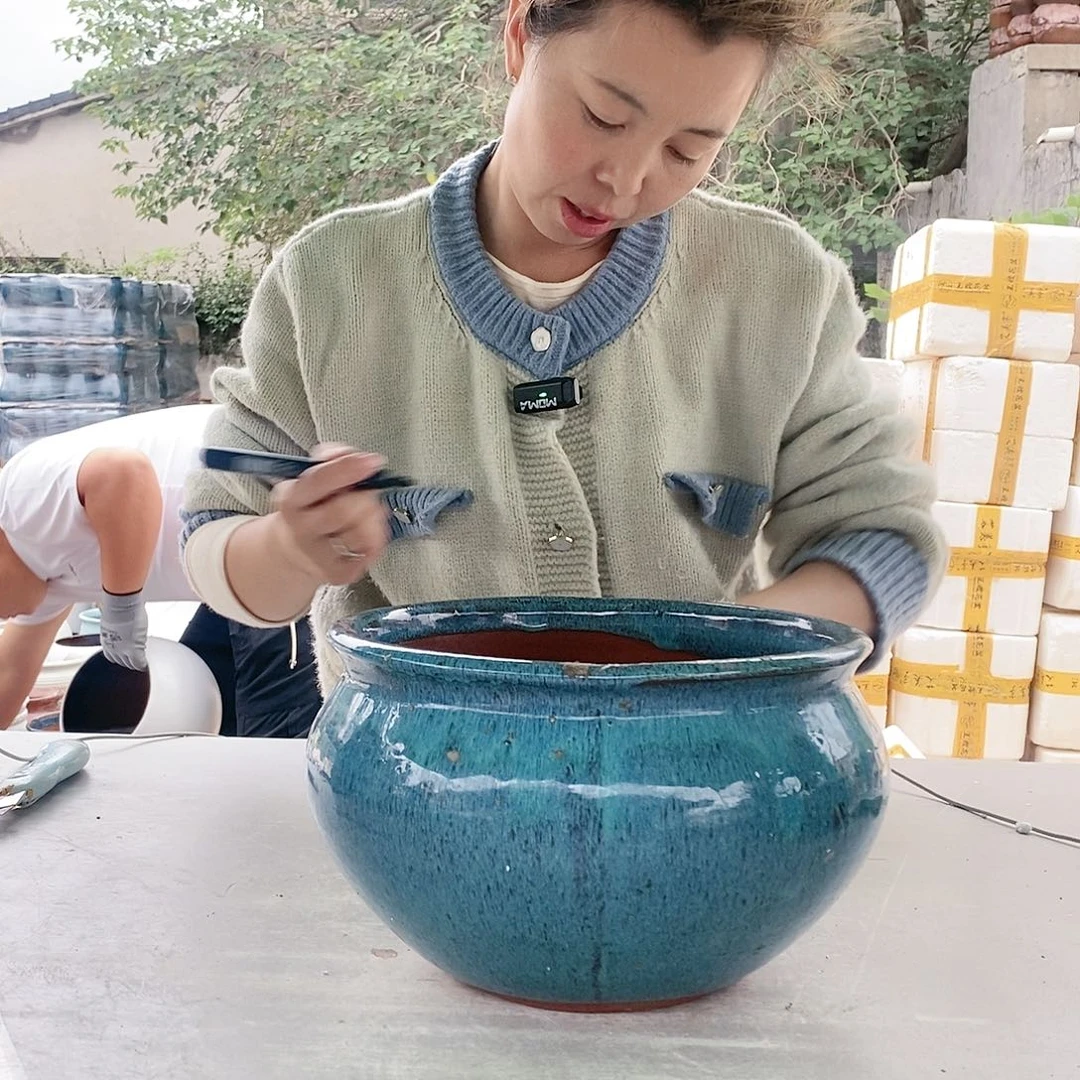 红陶20CM以下王嫂花盆1022-104