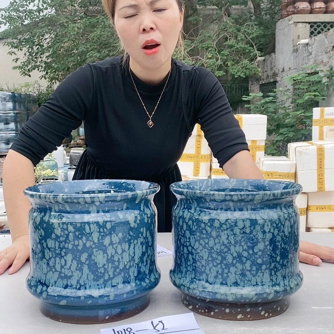 红陶20CM以下王嫂花盆1018-52