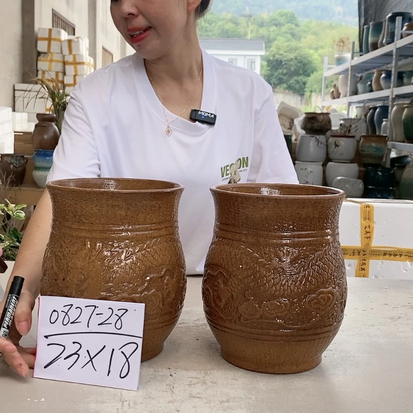 【闪购商品】红陶20CM以下王嫂花盆0827-28