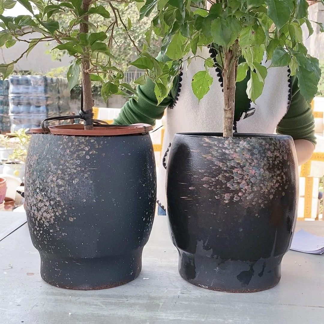 红陶20CM以下王嫂花盆1029-82