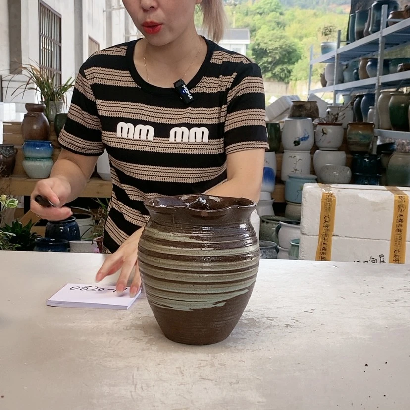 【闪购商品】红陶20CM以下王嫂花盆0820-11瑕疵