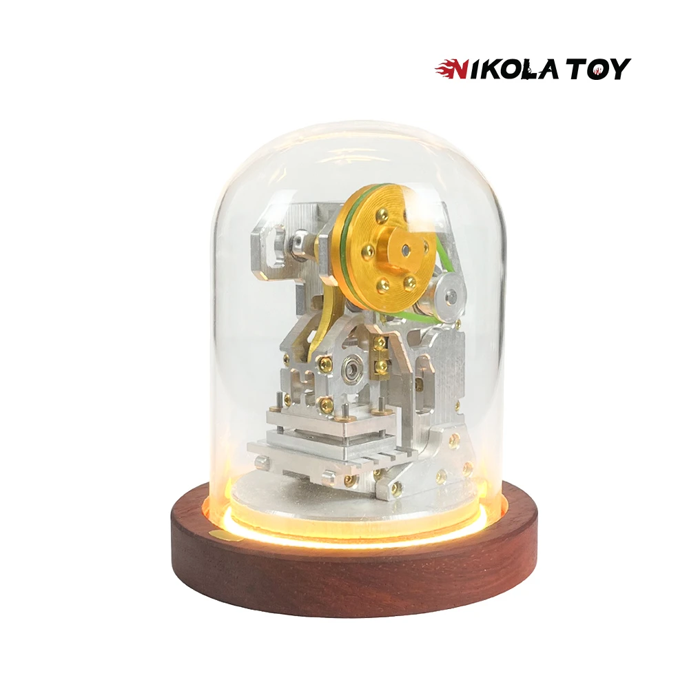 NikolaToy®微缩可动铣床冲床 无线充电带灯光防尘罩