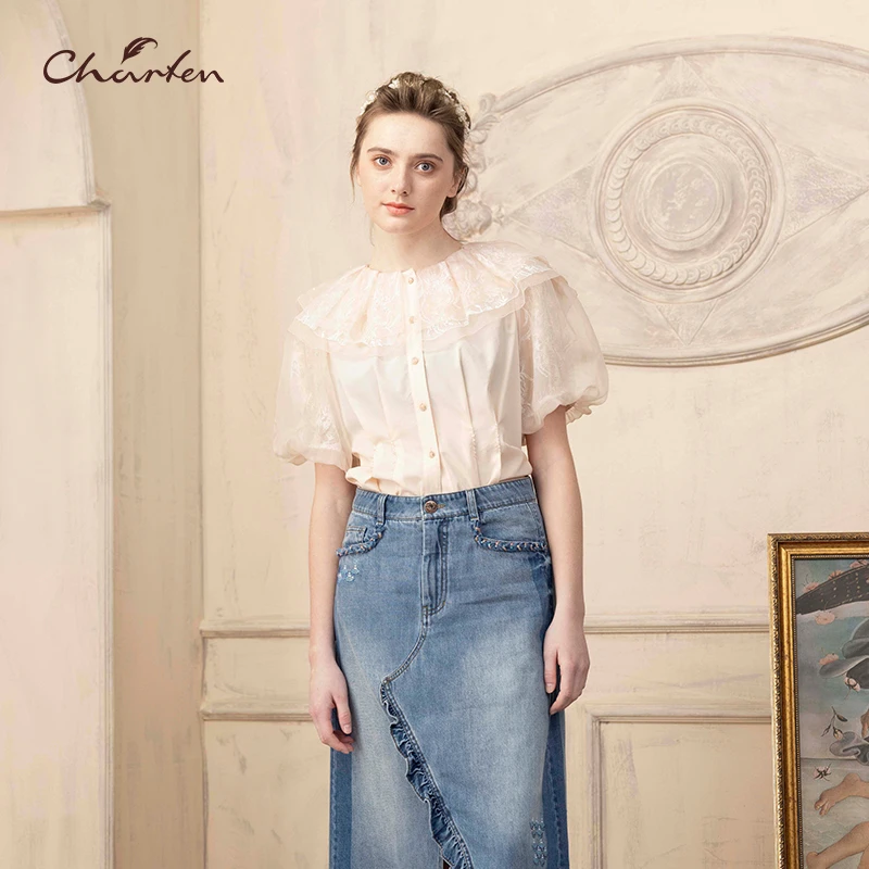 朝峰夏季短袖上衣CFD2D172-1856T