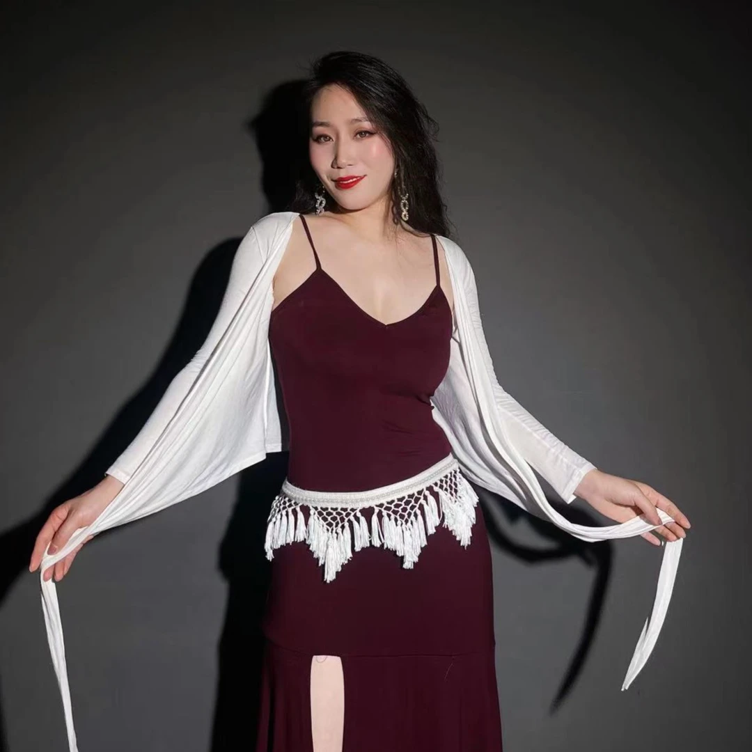 沐熙家肚皮舞上衣2023新款外搭/臀巾两穿百搭