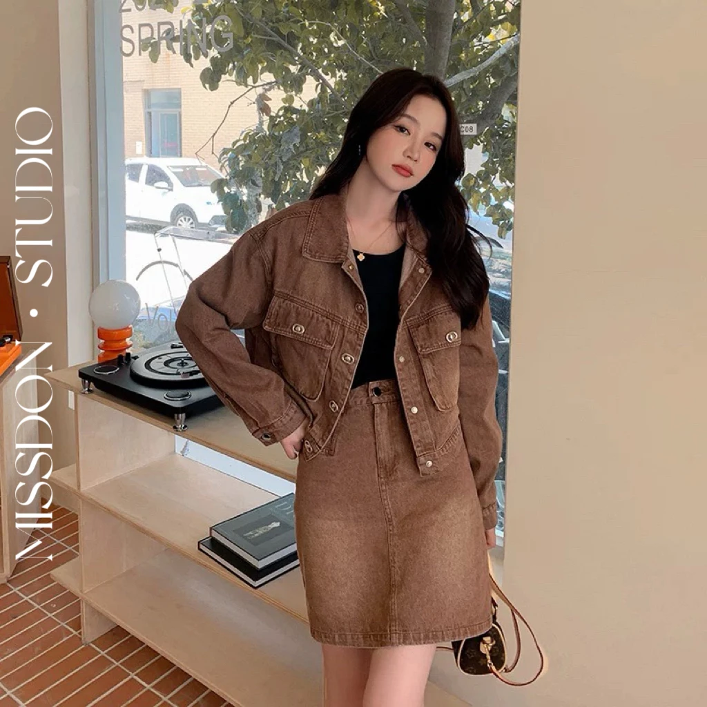 全新牛仔套装两件套实体店孤品捡漏秒杀（确认收货五星晒图返运费）