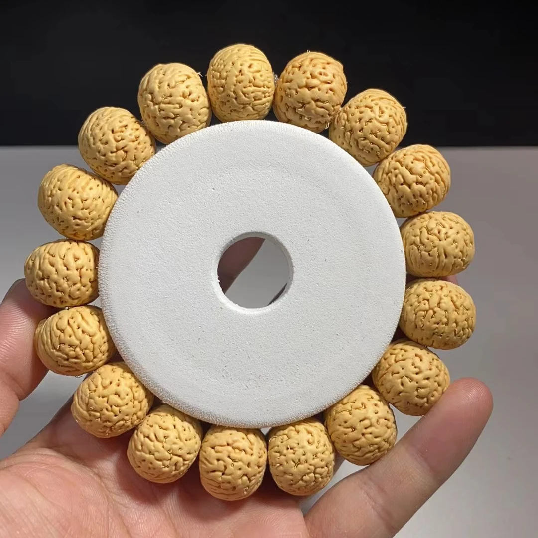 1.6（玻璃球）桃核手串