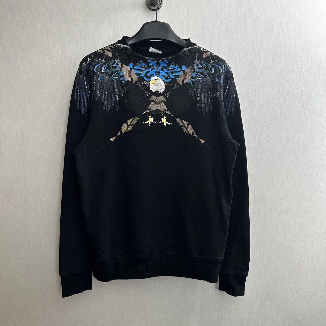 Marcelo Burlon/MB老鹰羽毛卫衣/XS码/95新/公价3440
