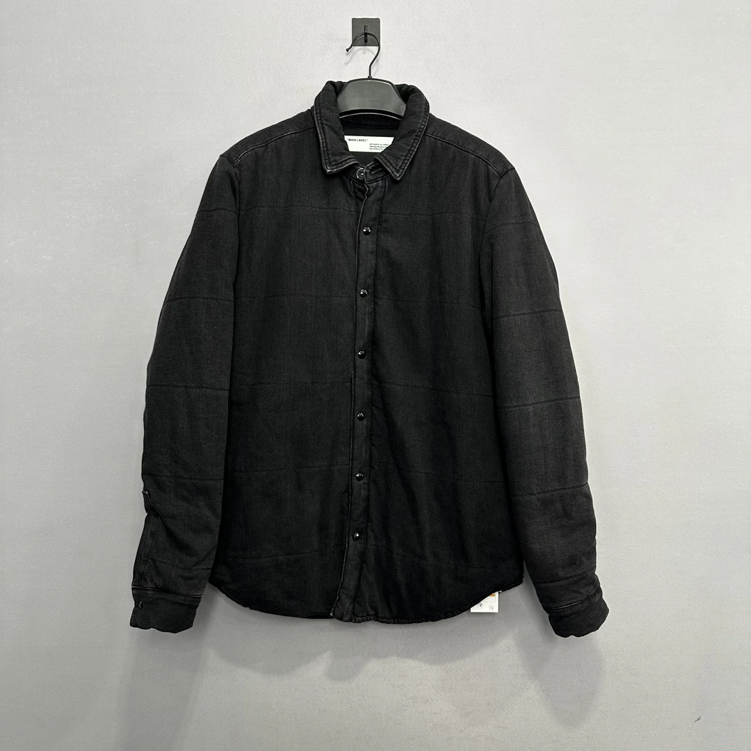 Off White/彩虹渐变箭头牛仔棉服/S码/98新/公价7350