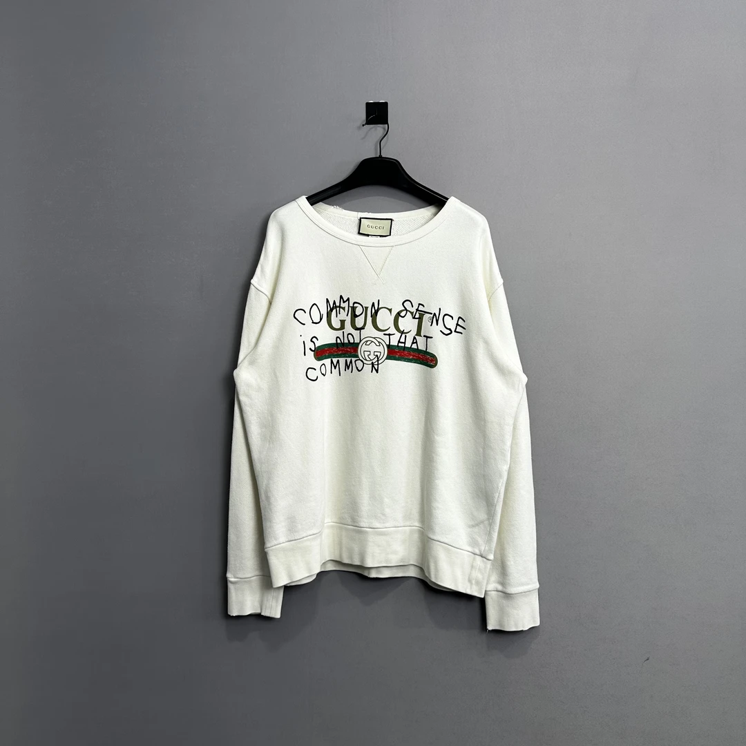 Gucci/古驰腰带字母涂鸦卫衣/XL码/95新/公价8100
