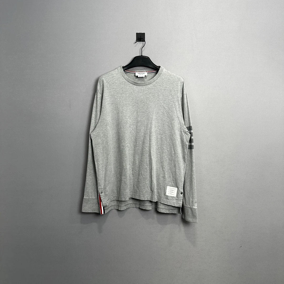 Thom Browne/Tb条纹灰色长袖/3码/98新/公价7100