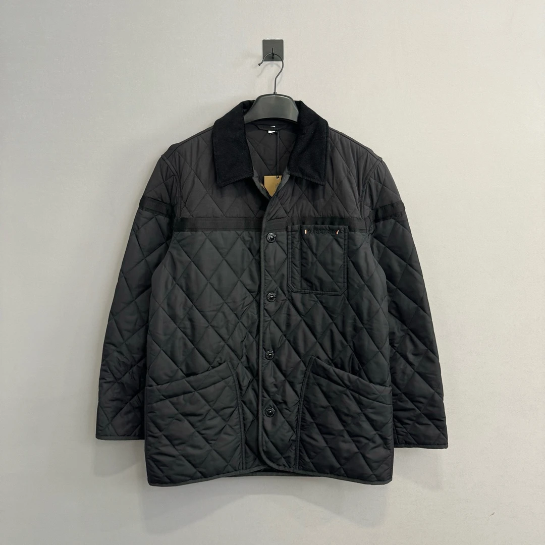 Burberry/博柏利新款菱形格纹夹克/L码/全新原吊牌/公价13500