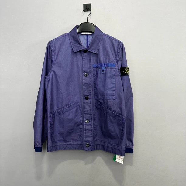 Stone island/新款石紫色袖标夹克/S码/98新/公价7350