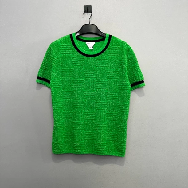Bottega Veneta/bv新款绿色毛巾短袖/S码/99新/公价9600