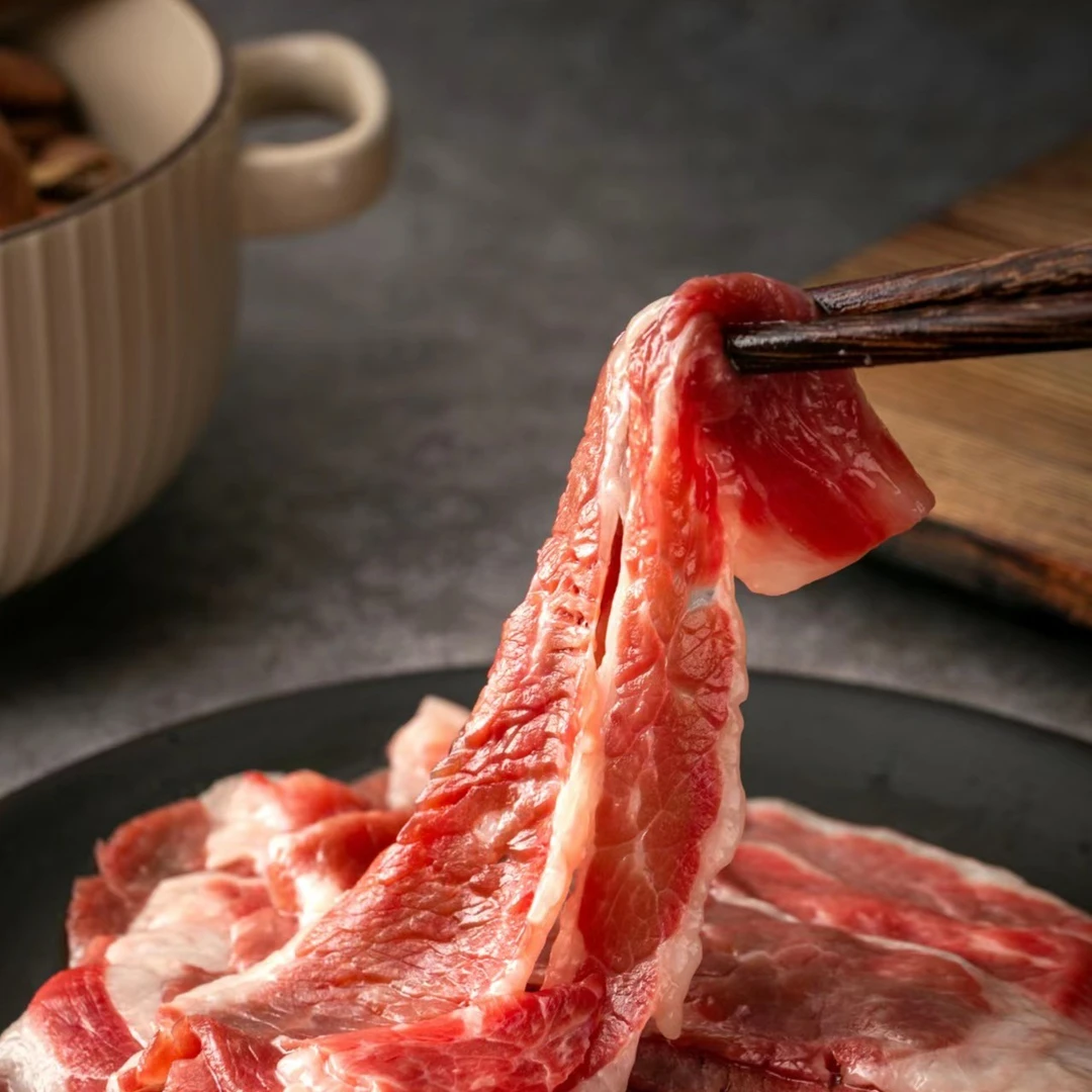 【新鲜】谷饲大块牛肉1000g/袋 肥瘦相间 新鲜冷冻鲜嫩牛腩生鲜营养