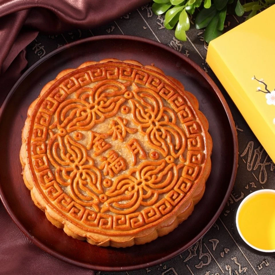 广式月饼五仁叉烧金腿大月饼高档礼盒铁盒装中秋送礼传统经典宫廷