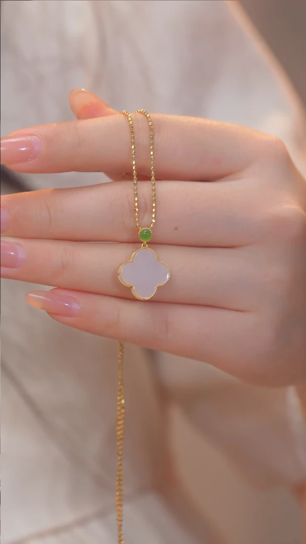 【闪购商品】和田玉吊坠不含链18K金镶嵌（二）@@P3473