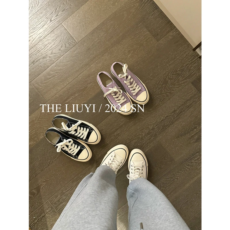 【LIUYI】百搭休闲增高帆布鞋6025