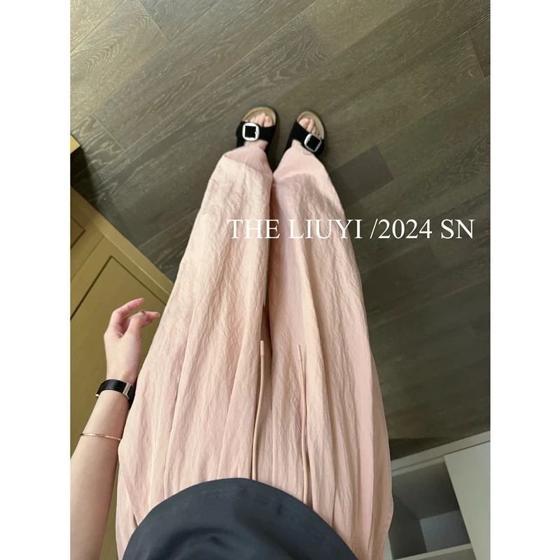 【LIUYI】空调裤～凉感夏季透气休闲裤44093