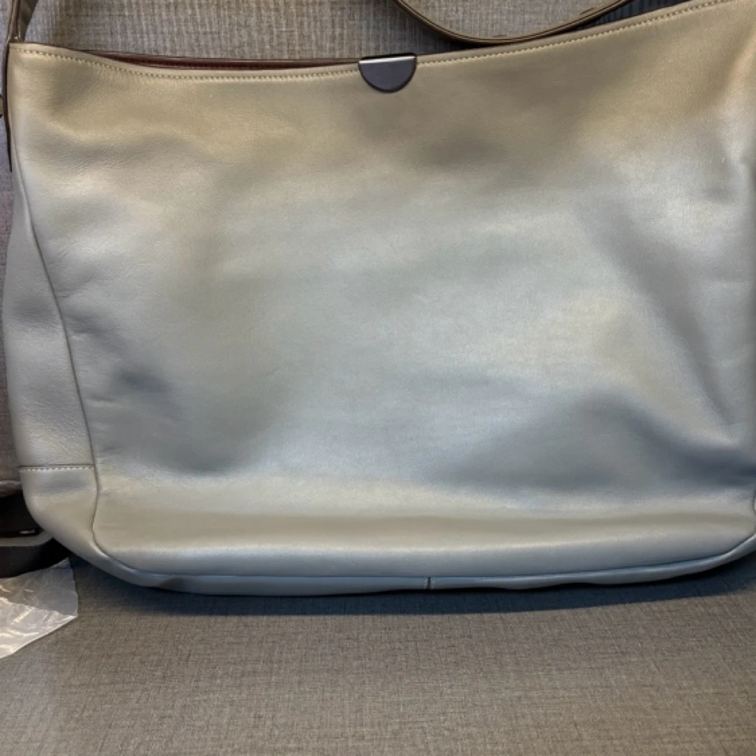 95新 COACH/蔻驰 95新蔻驰COACH灰色大包单肩包