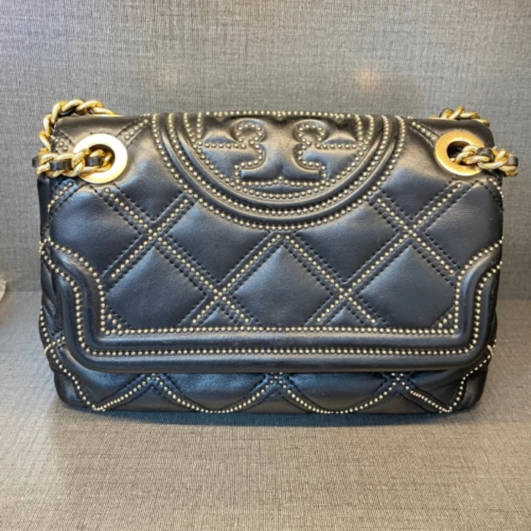 95新 Tory Burch/汤丽柏琦 95新TB链条单肩斜挎包