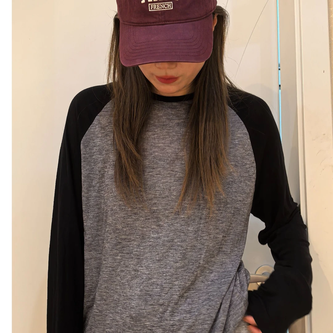 YT推荐 秋 拼色长袖T