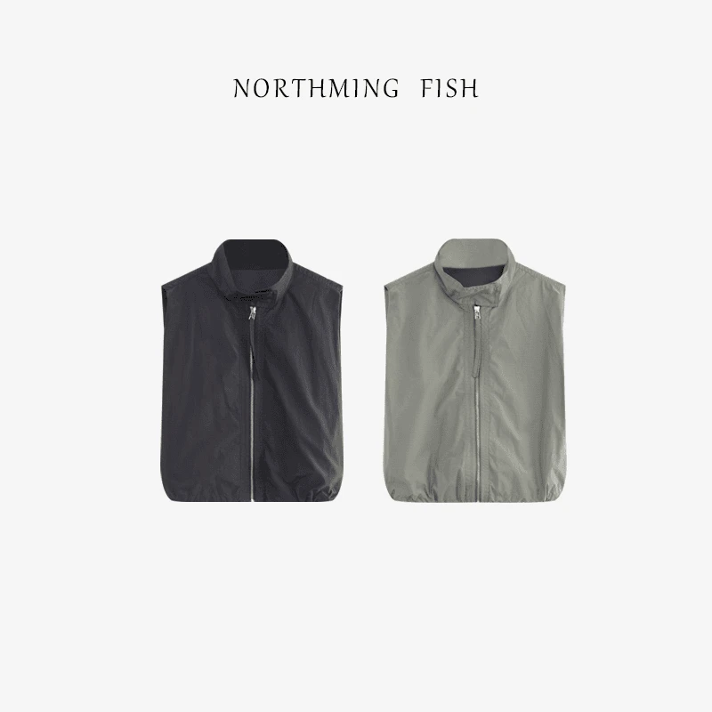 NORTHMING FISH「机能马甲」风感波粒轻户外 秋款运动工装马甲外套