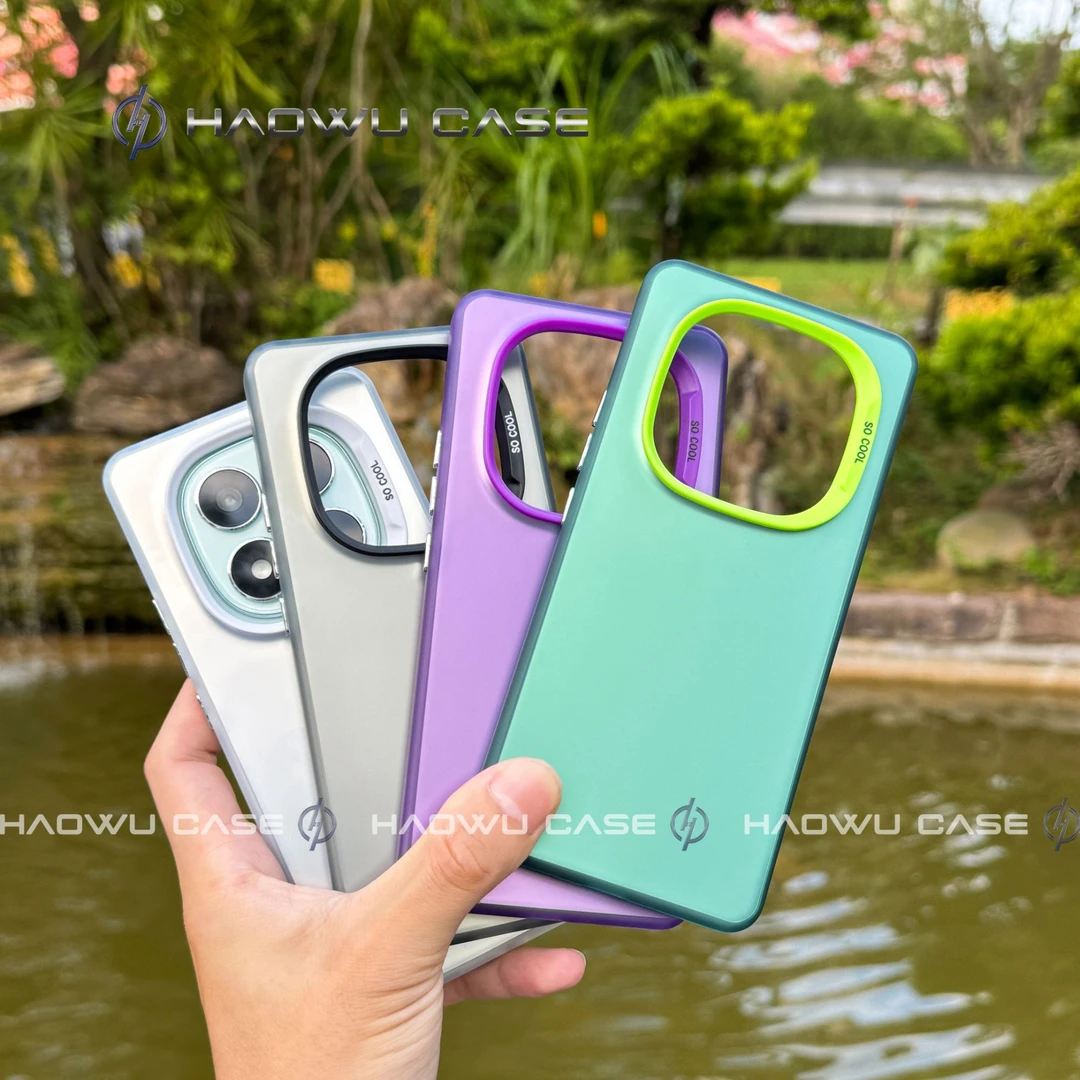 适用红米Note14pro+抗指纹磨砂镭射note14pro肤感防摔炫彩手机壳