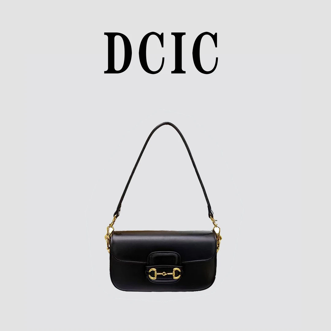 9283黑色 轻奢新款高级设计单肩腋斜跨包腋下法棍包女包