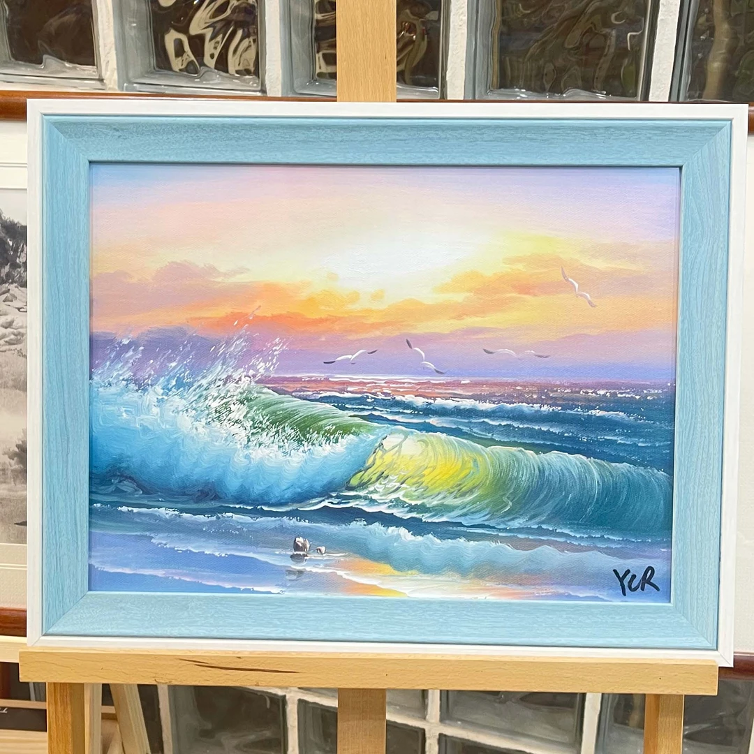 【严成日】中国美术家协会会员小品油画