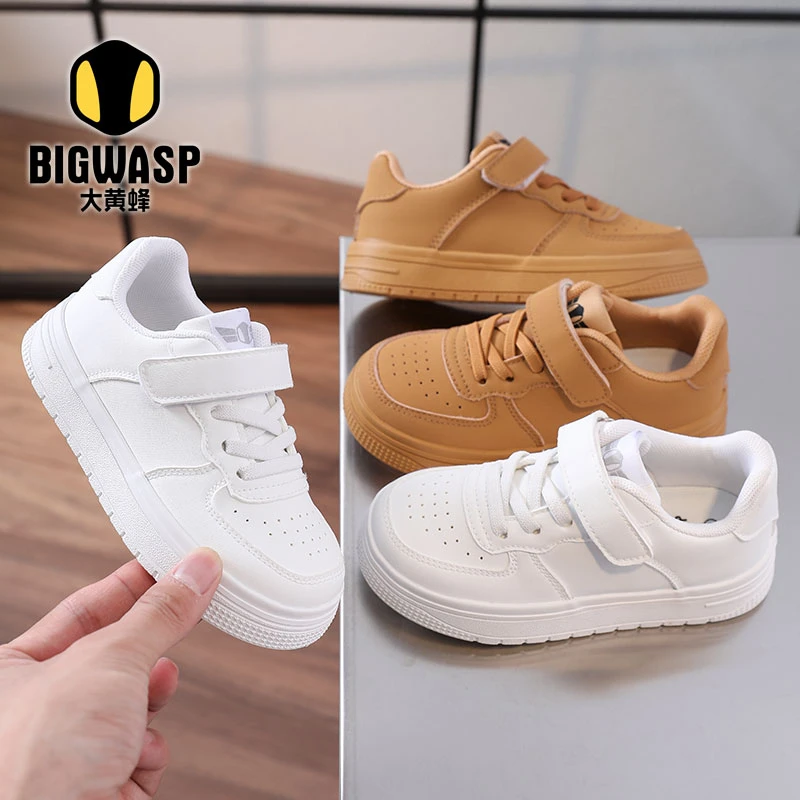 大黄蜂童鞋校园小白鞋儿童板鞋男童鞋子儿童男鞋女童鞋子儿童鞋子