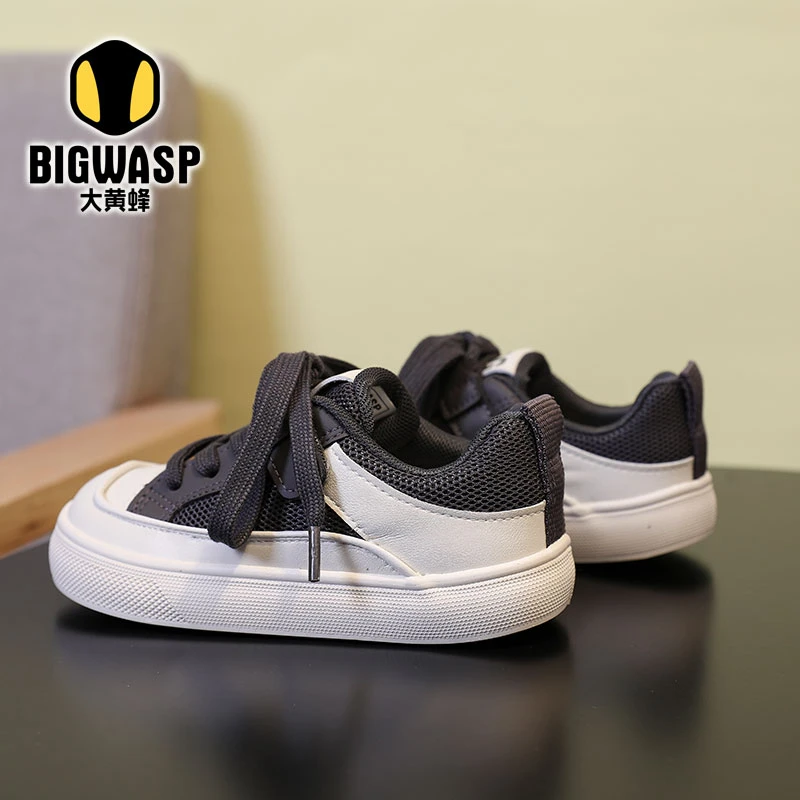 大黄蜂童鞋百搭儿童亲肤内里青少年运动鞋透气2024款男女童板鞋