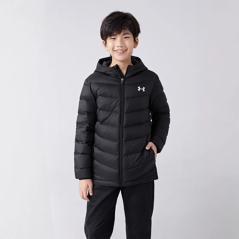 Under Armour/安德玛男女童冬季防风保暖连帽轻薄羽绒服244106158