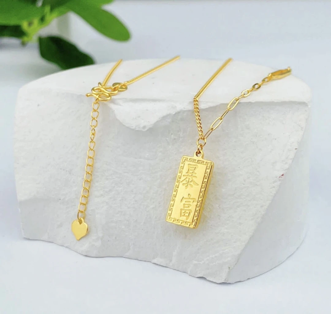 吊坠足银 精美轻奢时尚暴富吊坠