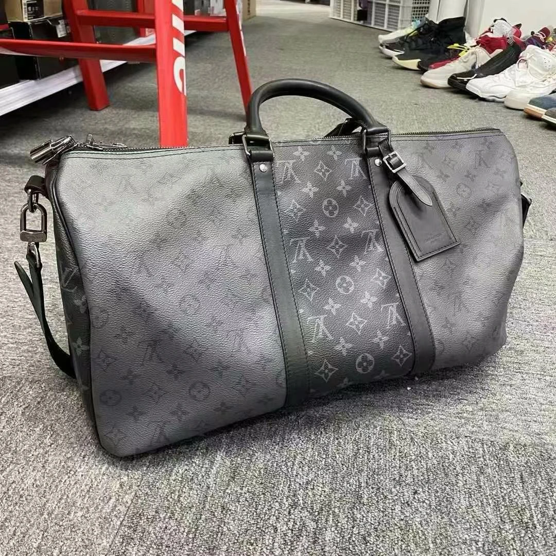 捡漏LV 路易威登 keepall 50 旅行袋 男女同款 情侣款13999秒杀