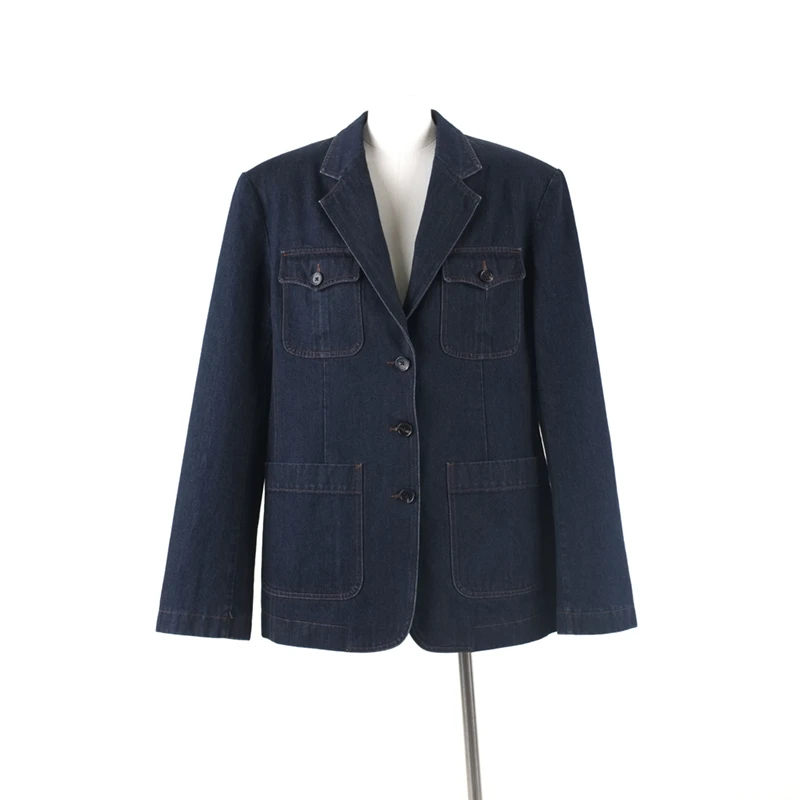 YOEYYOU 设计师品牌24早秋新品工装感合体西装外套时尚休闲百搭