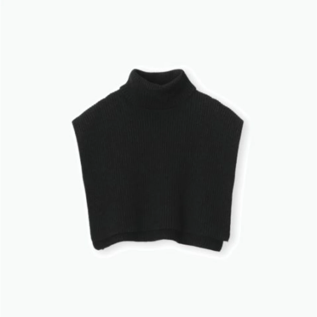 ETHOR 设计师品牌 2024秋季新品针织高领披肩女时尚百搭休闲休闲